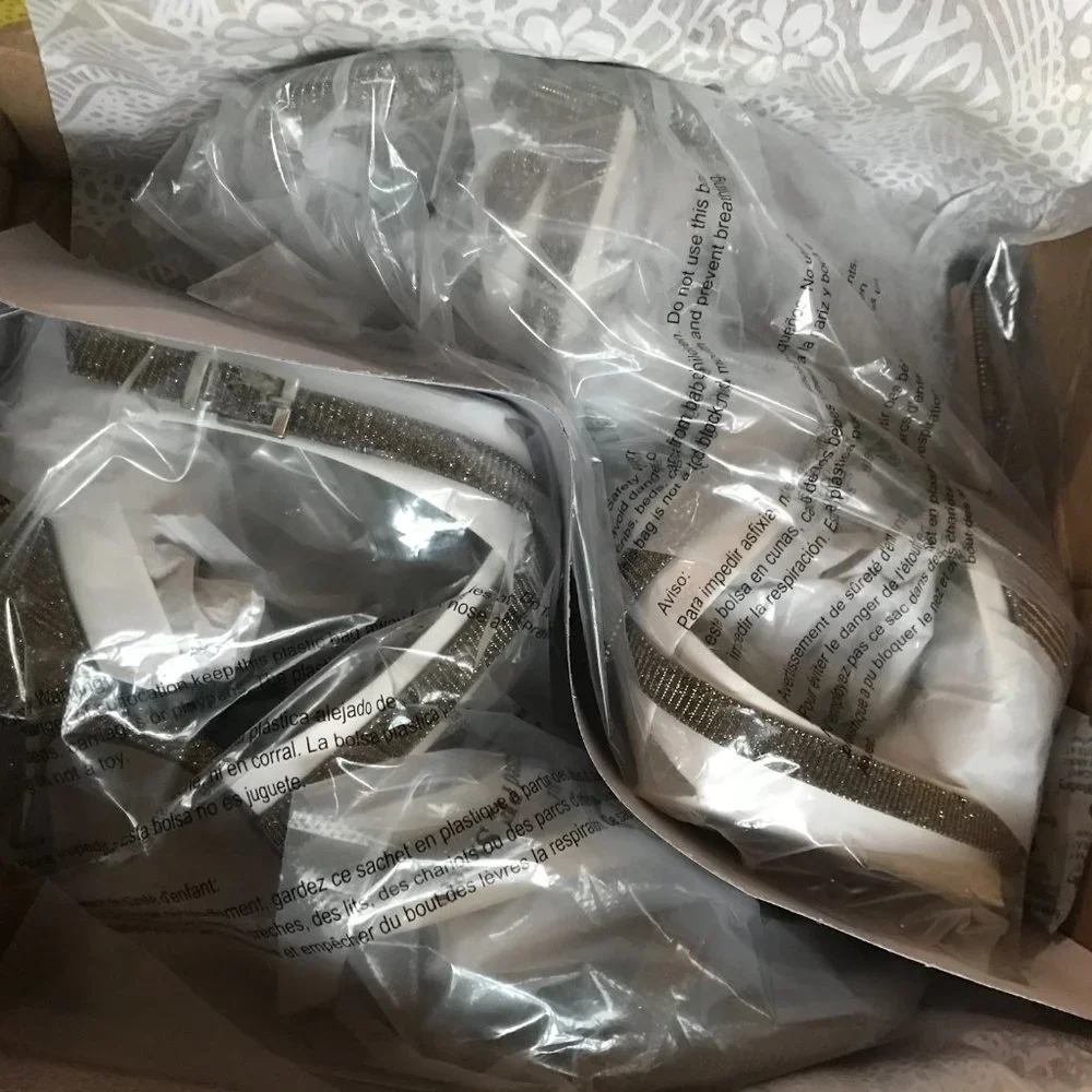 NIB Mix No. 6 Mardelle Topaze Shimmer Sandals 8M